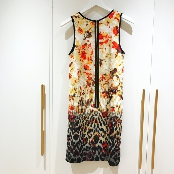 KENSIE Ombré Animal Floral Print Shift Dress - Picture 7 of 8